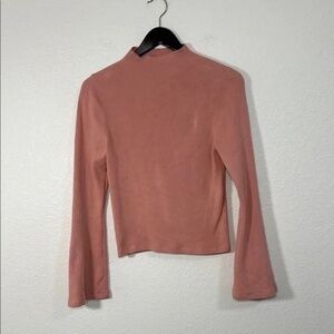 Maeve Anthropologie Pink Long Sleeve Top